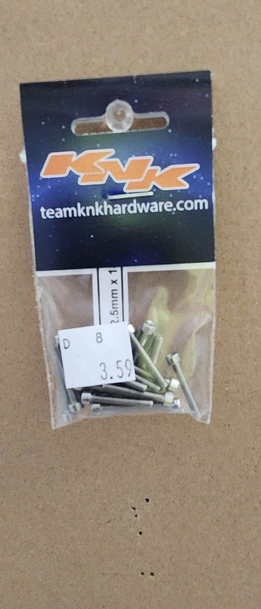 2.5mm x 18mm Cap Head KnK Hardware