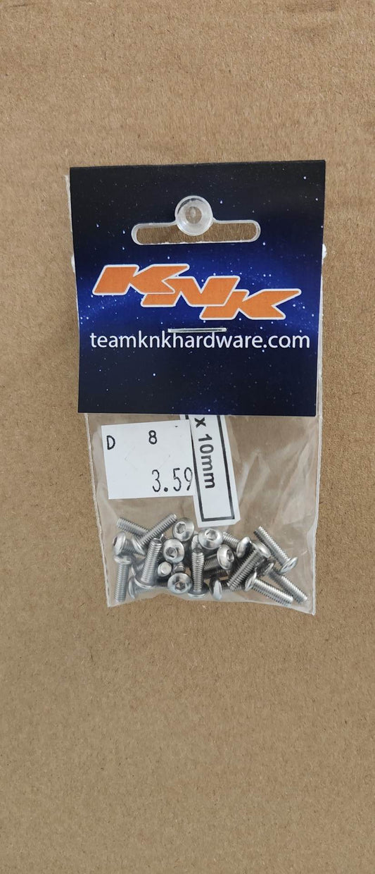 KnK Hardware 3mm x 10mm Button Head