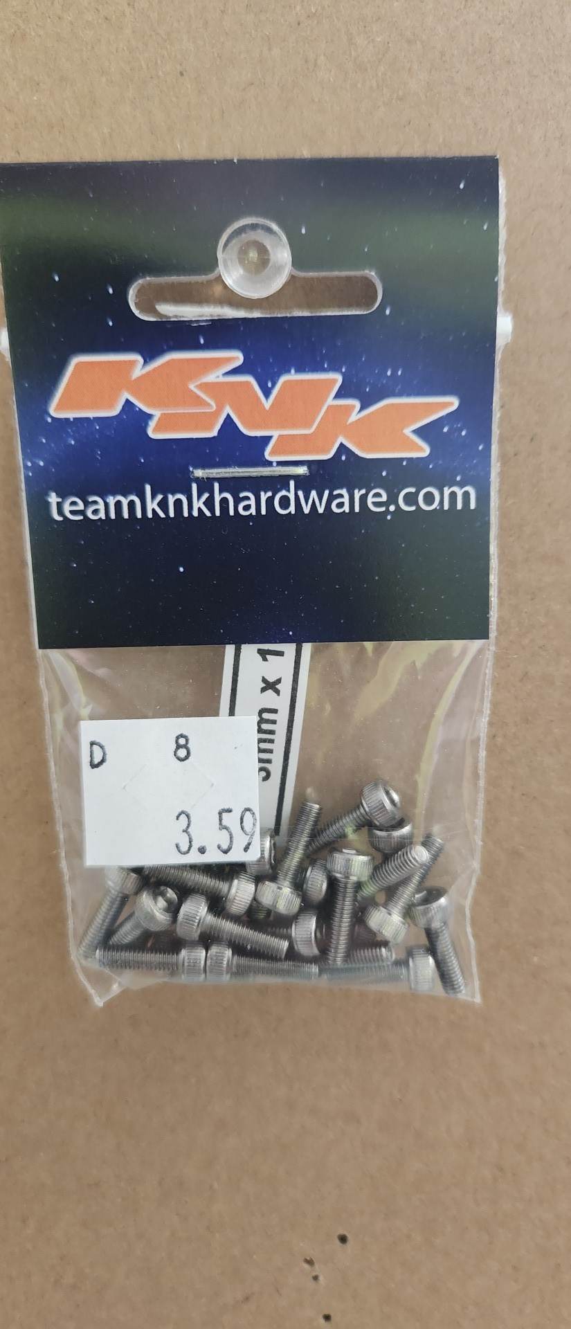 3mm X 10mm Cap Head KnK Hardware