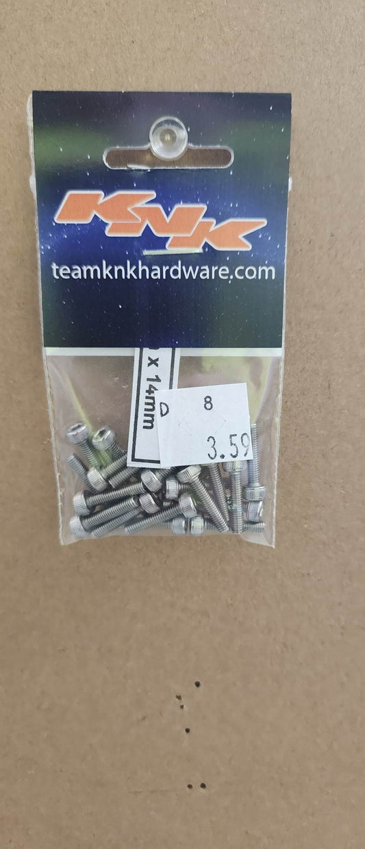 3mm x 14mm Cap Head KnK Hardware