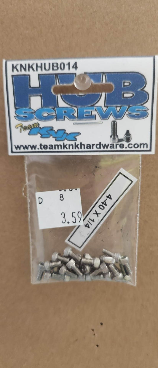 4-40 x 1/4 Hub Screws